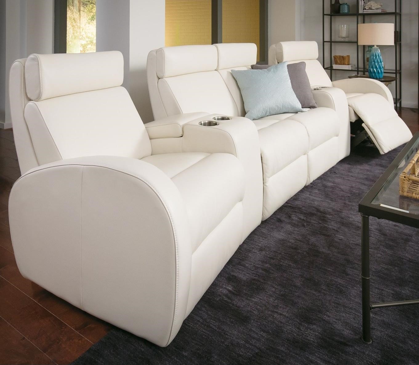 Palliser Jasper Ii 4 Seat Power Reclining Home Theater Set With