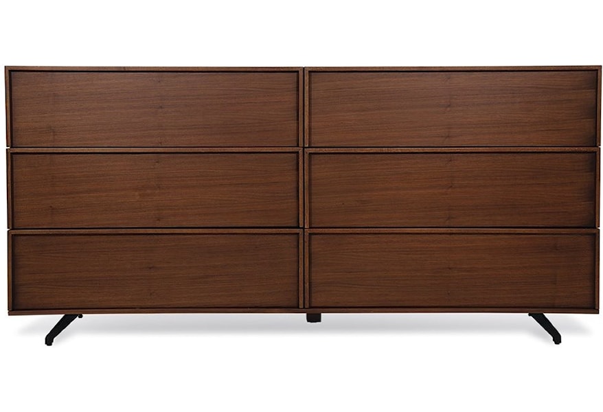 Palliser Kamden 710 456 Mid Century Modern Dresser With 6 Drawers