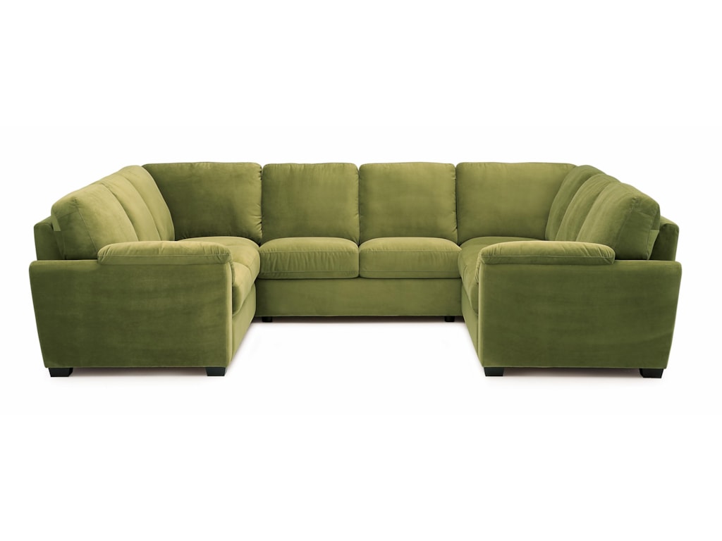 Palliser Lanza Casual Square Sectional Sofa Dunk Bright Palliser Lanzafive Piece Sectional Sofa