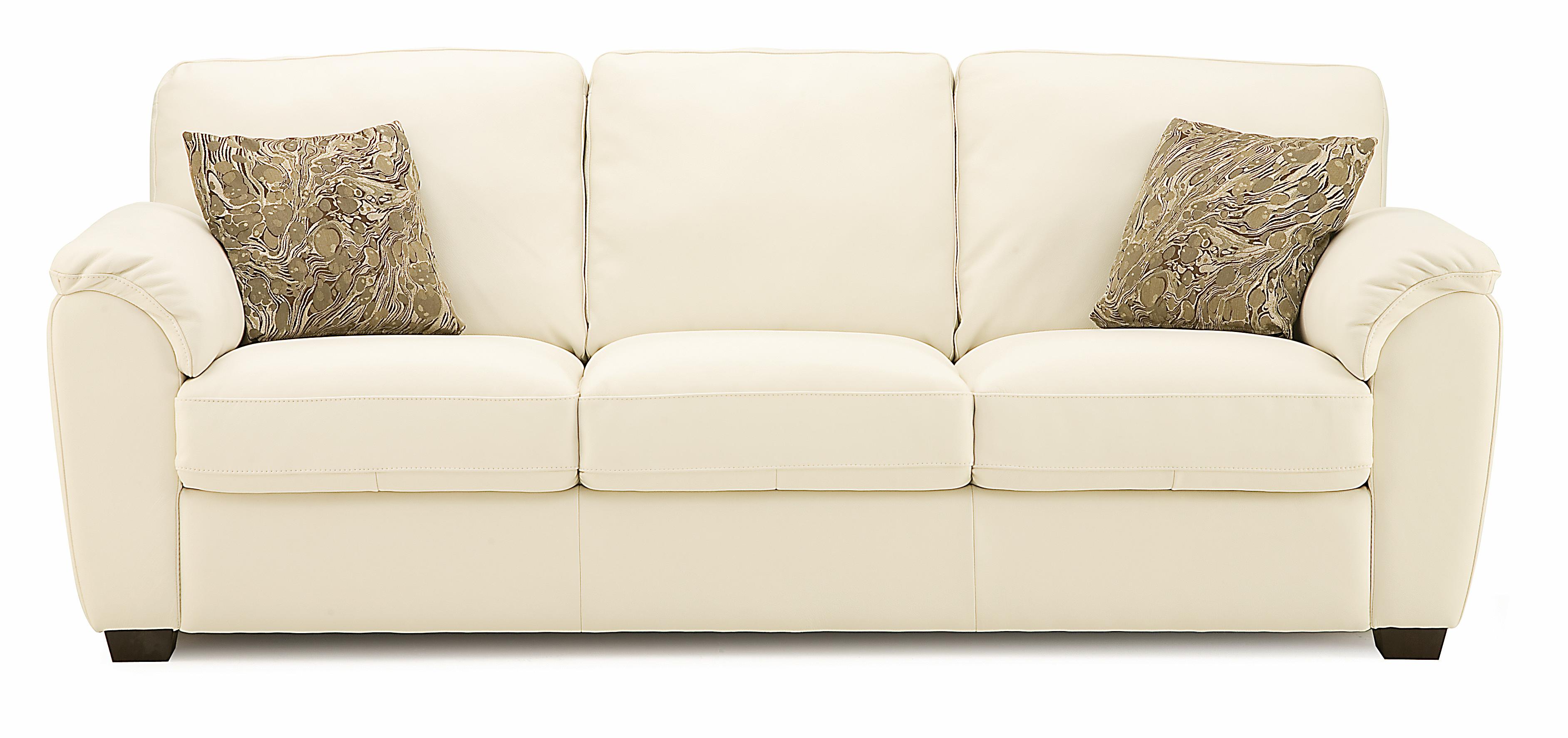 Palliser Lanza Casual Sofa With Sloped Pillow Arms Jordan S Home
