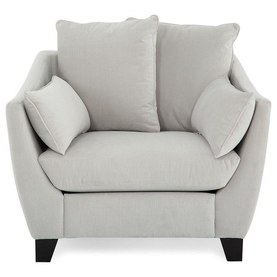 Palliser Leaf 77331 02 Transitional Chair With Flared Arms And