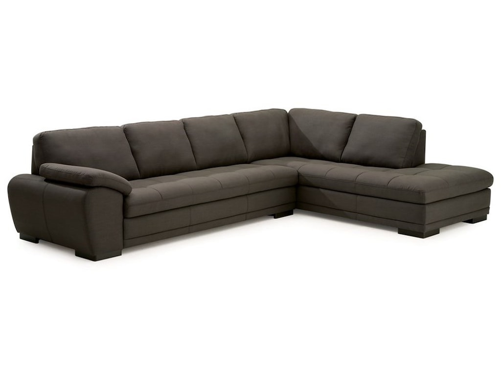 Palliser Miami Contemporary 2 Piece Sectional With Corner Chaise Miami Contemporary 2 Piece Sectional