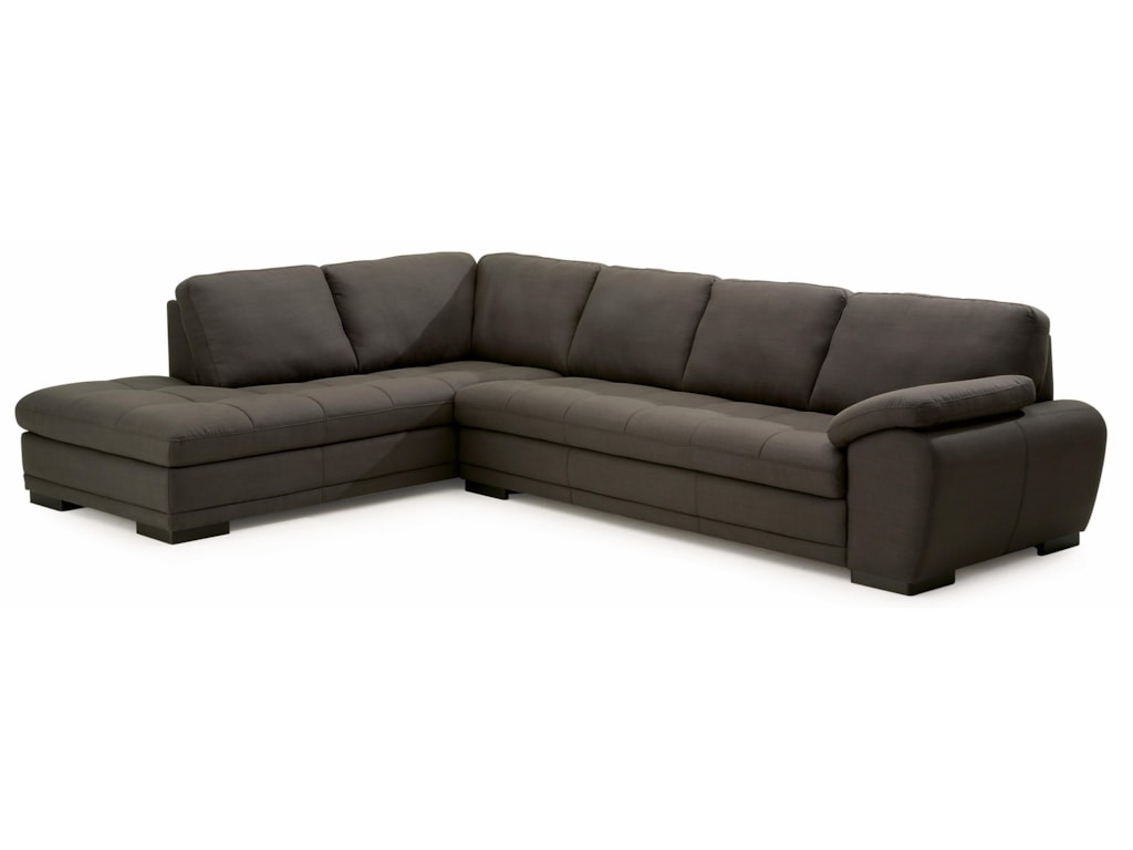 Palliser Miami Contemporary 2 Piece Sectional Sofa With Left Facing Miami Contemporary 2 Piece Sectional Sofa With Left Facing Chaise By Palliser