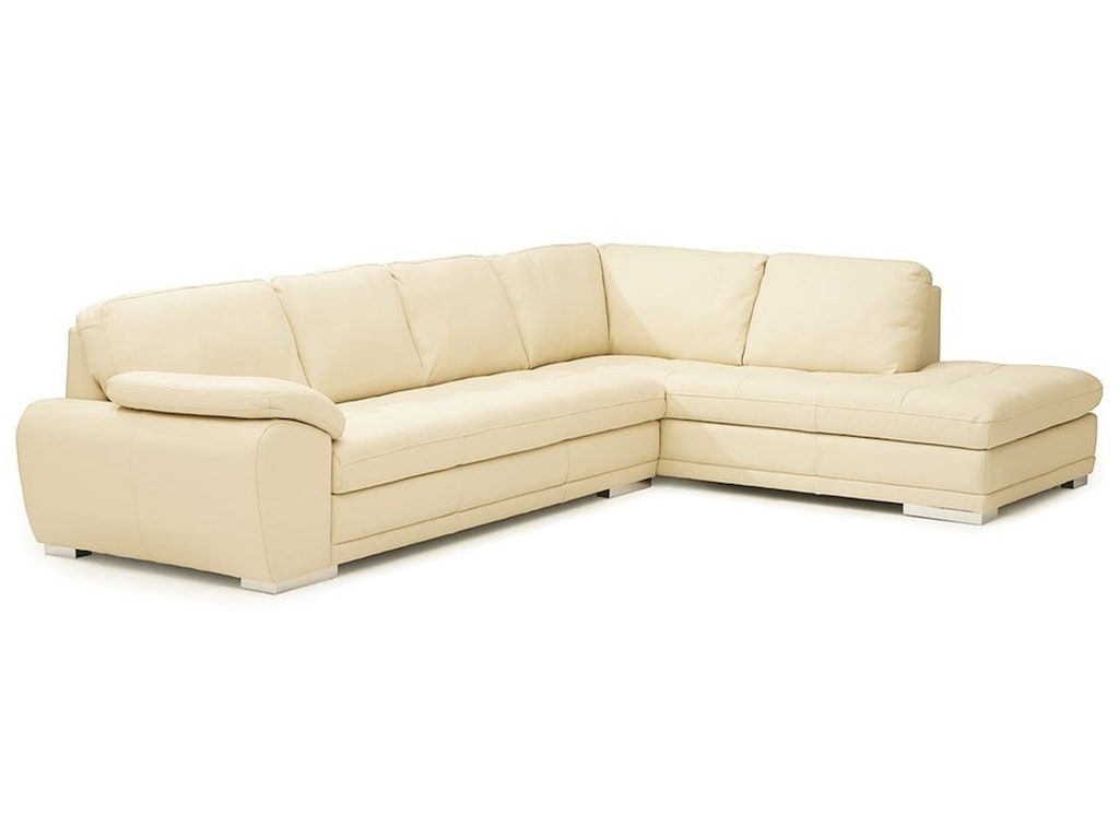 Miami Contemporary 2 Piece Sectional With Corner Chaise By Palliser At Dunk Bright Furniture