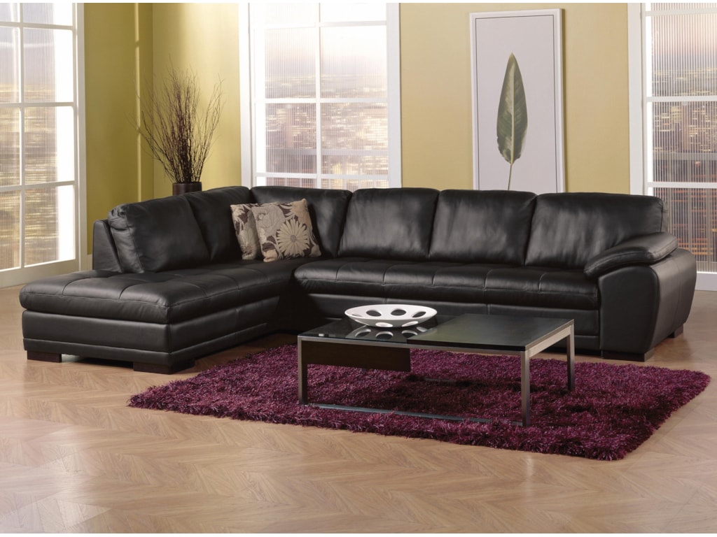 Palliser Miami Contemporary 2 Piece Sectional Sofa With Left Facing Palliser Miamicontemporary Sectional Sofa With Chaise