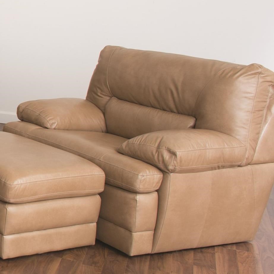 Palliser Northbrook Leather Chair W Padded Headrest