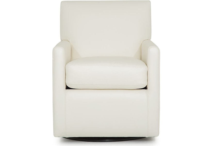 Palliser Pia Contemporary Swivel Chair With Track Arms Belfort Furniture Upholstered Chairs