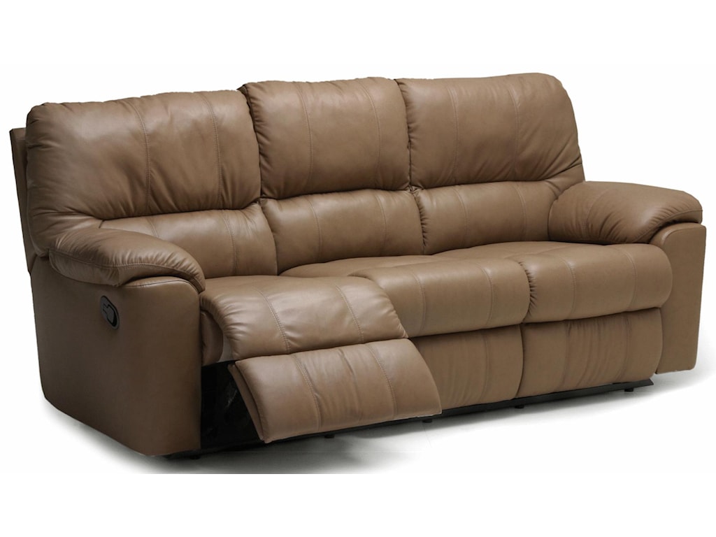 picard leather reclining sofa