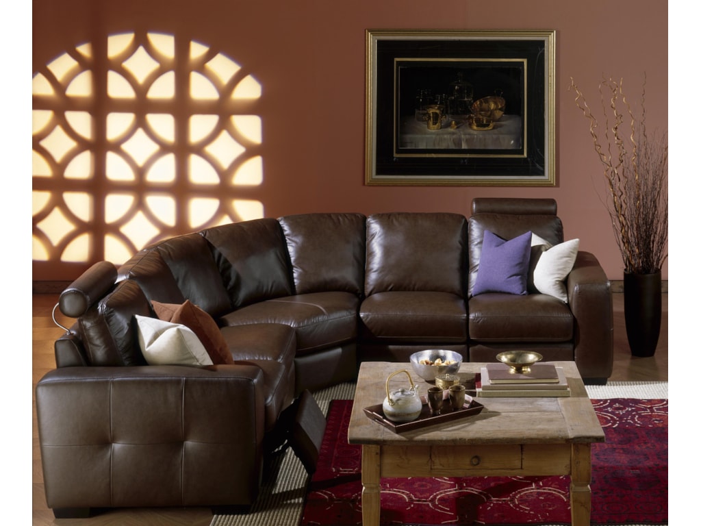 Palliser PushPower Reclining Sectional Sofa