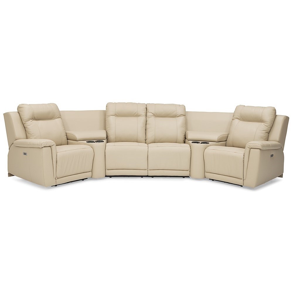 Palliser Riley Casual Power Reclining Sectional Wayside