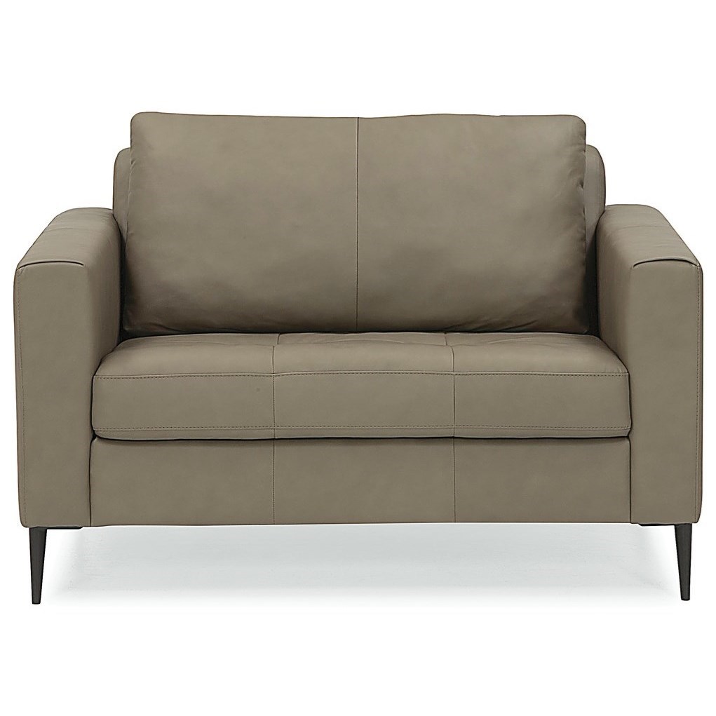 Palliser Sherbrook Contemporary Chair And A Half With Track Arms Story Lee Furniture Chair A Half