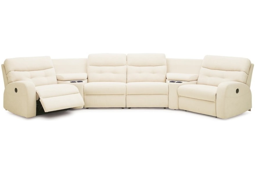 Palliser Southgate Transitional Reclining Sectional With Transitional Reclining Sectional