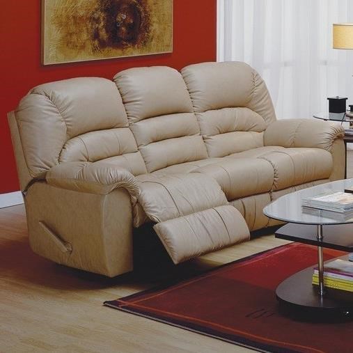 Palliser Taurus Casual Power Sofa Recliner With Pillow Arms