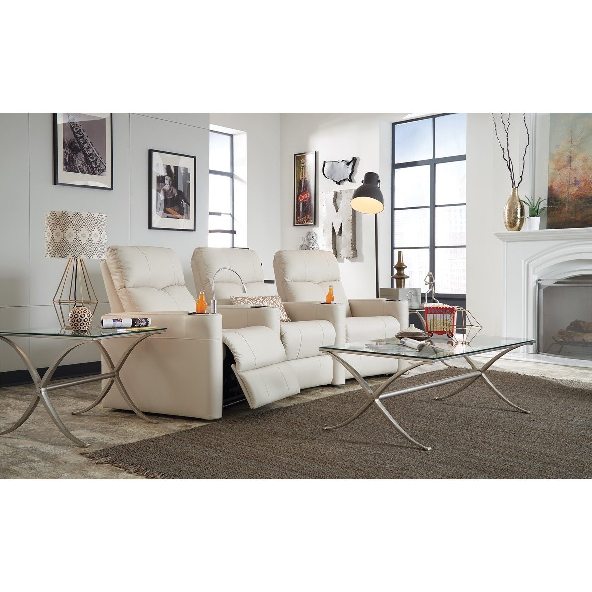 Palliser Techno Contemporary Power Reclining Curved Theater Seating Wayside Furniture Theater Seating Purchase considerations for theater seating when customers explore theater seating, features (researched by 18% of visitors), seating capacity (17% of customers), and upholstery material (17%) would likely play the most important role for the selection process. power reclining curved theater seating