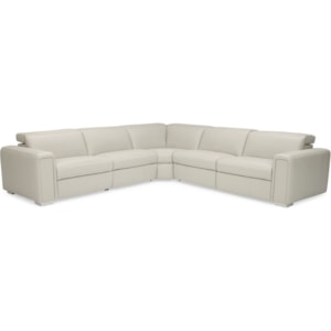 Palliser Titan 4-Seat Power Reclining Sectional Sofa With Contemporary European-Style Power Headrests And USB Ports | Belfort Furniture | Reclining Sectional Sofas