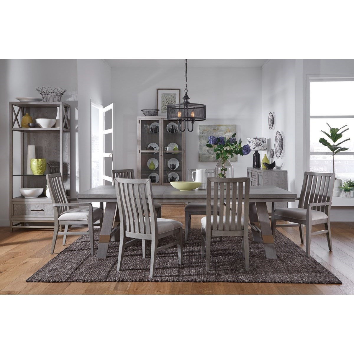 Palliser Venice 120 150 Contemporary Dining Table With Removable