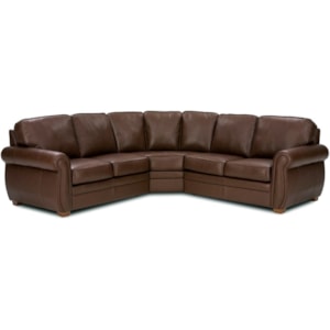 Palliser Viceroy 3 Piece Curved Sectional Reid S Furniture Sectional Sofas