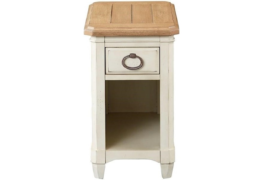 Panama Jack By Palmetto Home Millbrook 112 827 Two Tone Chair Side Table Baer S Furniture End Tables