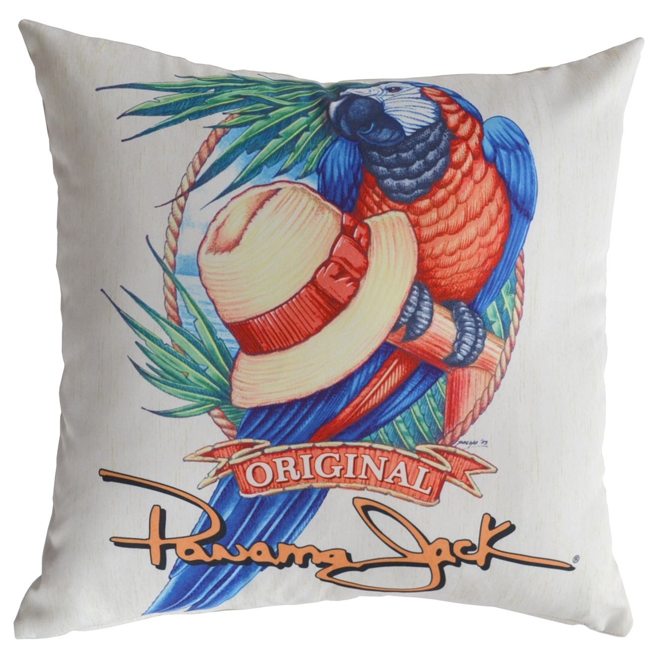 parrot throw pillows