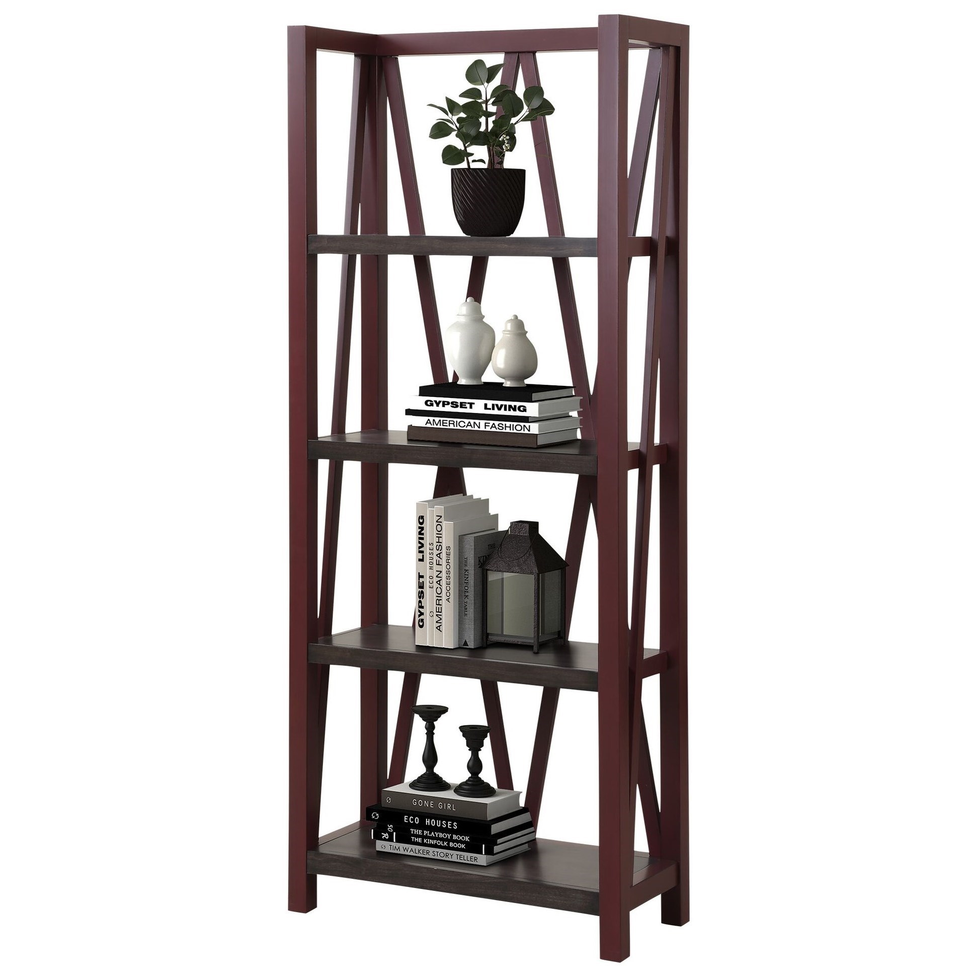 Parker House Americana Modern Ame 330 Cran 4 Tier Etagere Bookcase