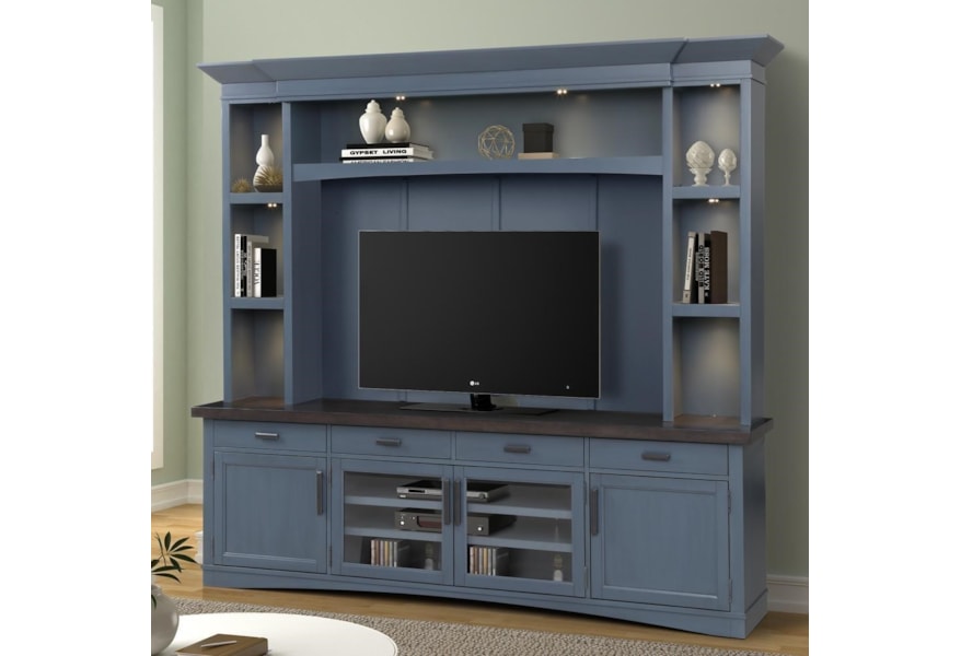 Parker House Americana Modern Entertainment Wall Unit With Led Lights Darvin Furniture Wall Unit Parker House Americana Modern Entertainment Wall Unit With Led Lights Darvin Furniture Wall Unit