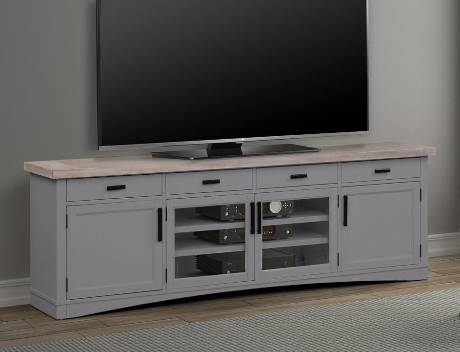 Parker House Americana Modern 92 Tv Console With Power Center Darvin Furniture Tv Stands