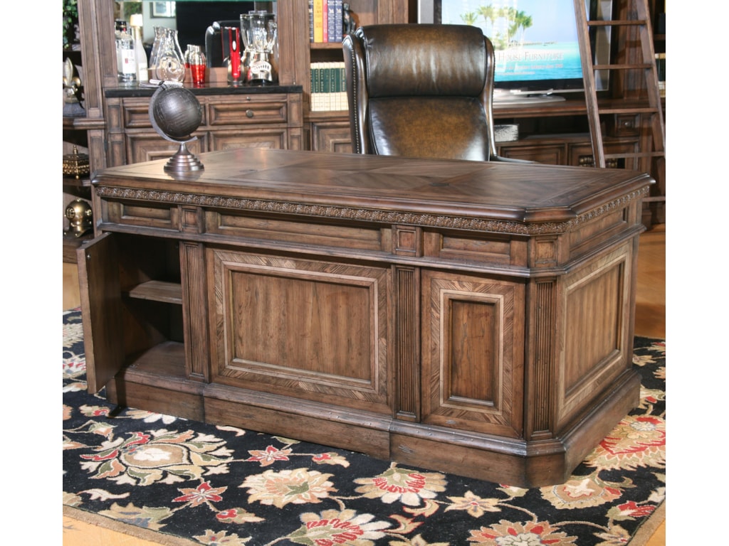 Parker House Aria LibraryDouble Pedestal Desk
