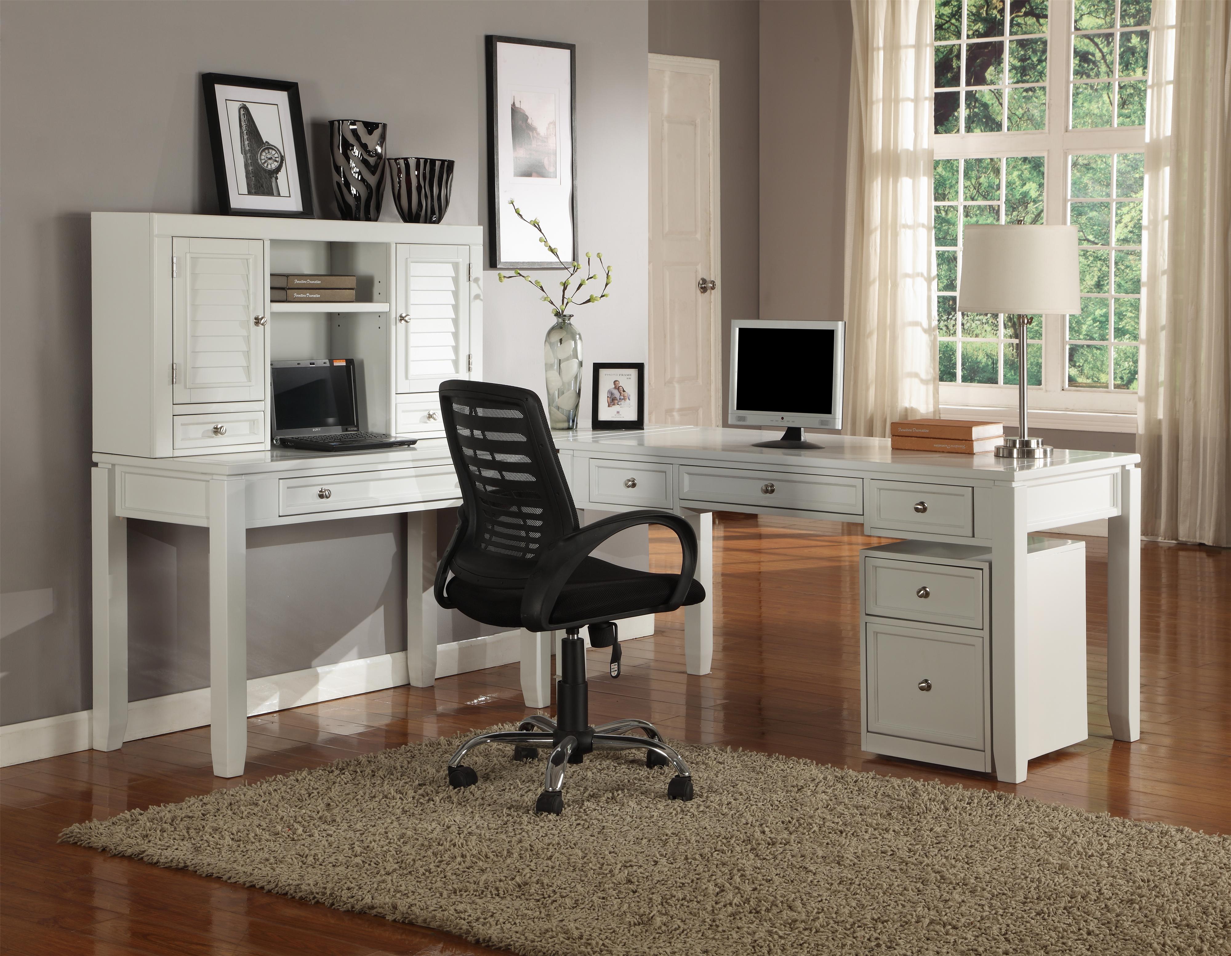 Parker House Boca Three Piece L Shaped Desk Beck S Furniture L