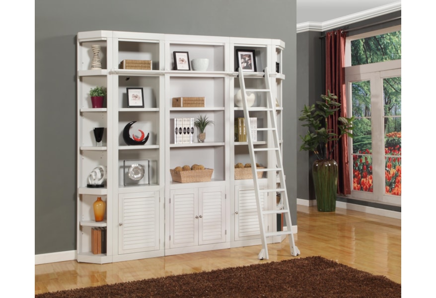 Boca Five Piece Library Wall Unit Belfort Furniture