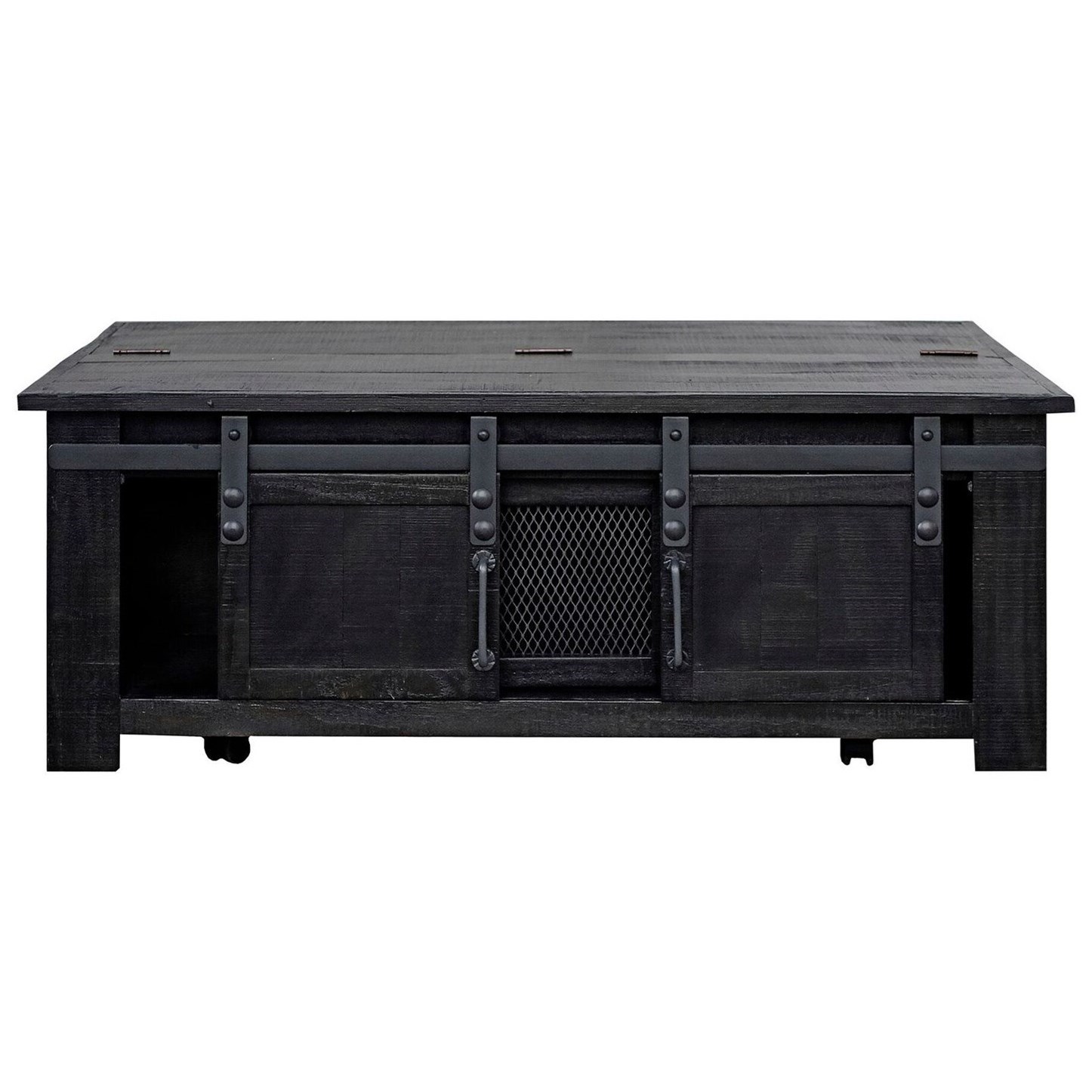 Parker House Durango Transitional Cocktail Table With Storage Top Godby Home Furnishings Cocktail Coffee Tables