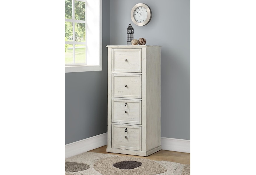 Parker House Hilton Tall 4 Drawer File Cabinet Simply Home By