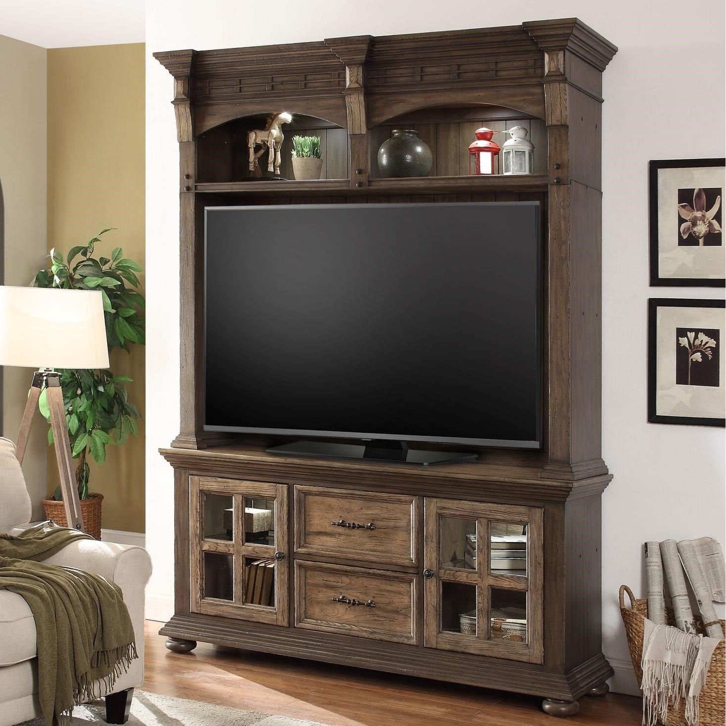 Parker House Laredo Lar 680 2 Entertainment Console And Hutch With