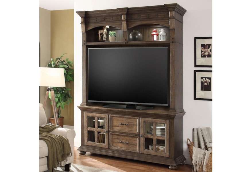 Parker House Laredo Lar 680 2 Entertainment Console And Hutch With