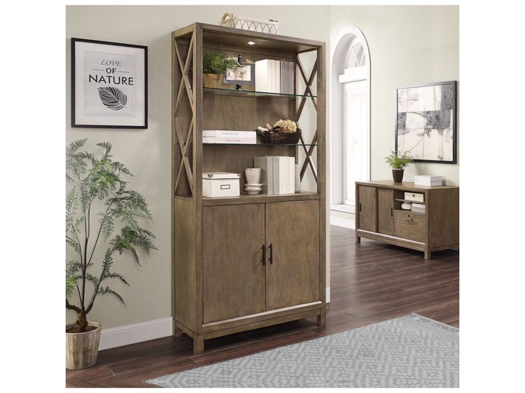 Parker House Midtown Bunching Bookcase W Doors Lindy S