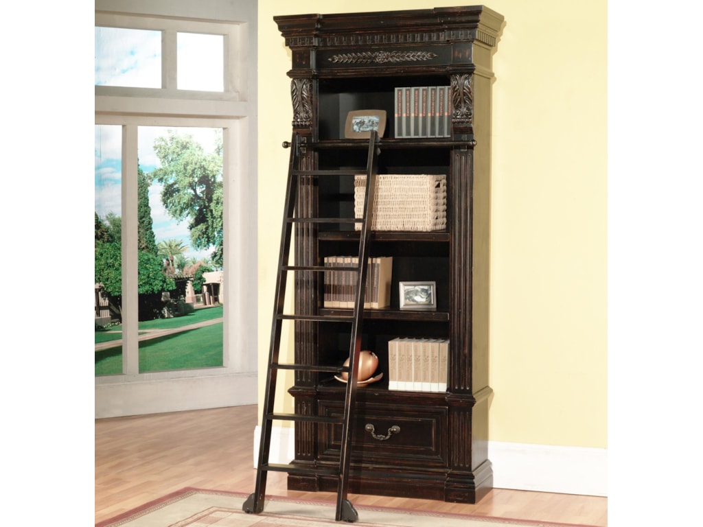 Parker House Palazzo Museum Bookcase with Ladder