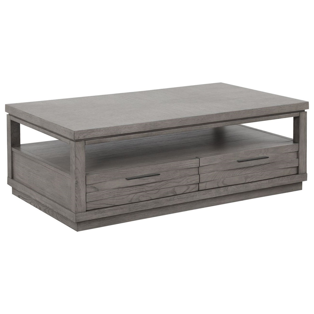 Parker House Pure Modern Pur 01a Contemporary 2 Drawer Rectangular Cocktail Table Del Sol Furniture Cocktail Coffee Tables