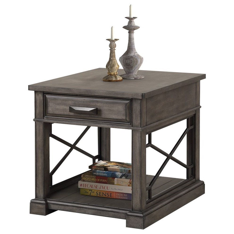 Parker House Sundance Transitional 1-Drawer End Table with ...