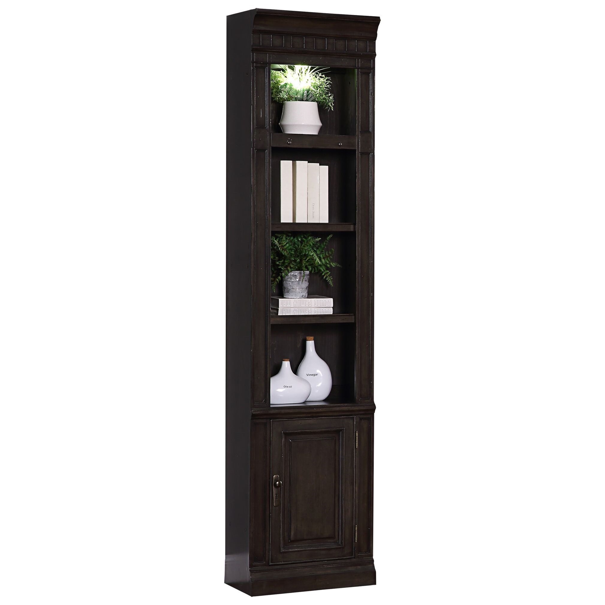 Parker House Washington Heights Transitional 22 Open Top Bookcase Wilson S Furniture Combination Bookcases