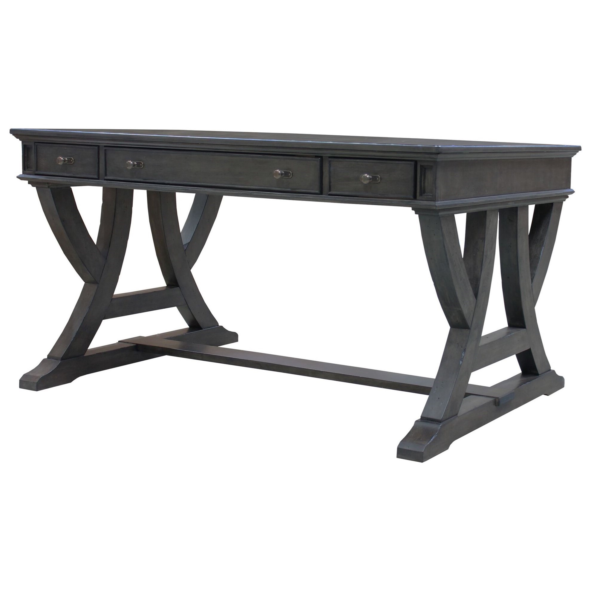 Parker House Washington Heights Transitional 3 Drawer Writing Desk