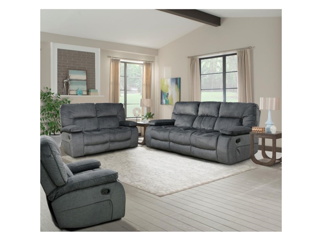 Parker Living ChapmanDual Reclining Sofa with Drop Down Console