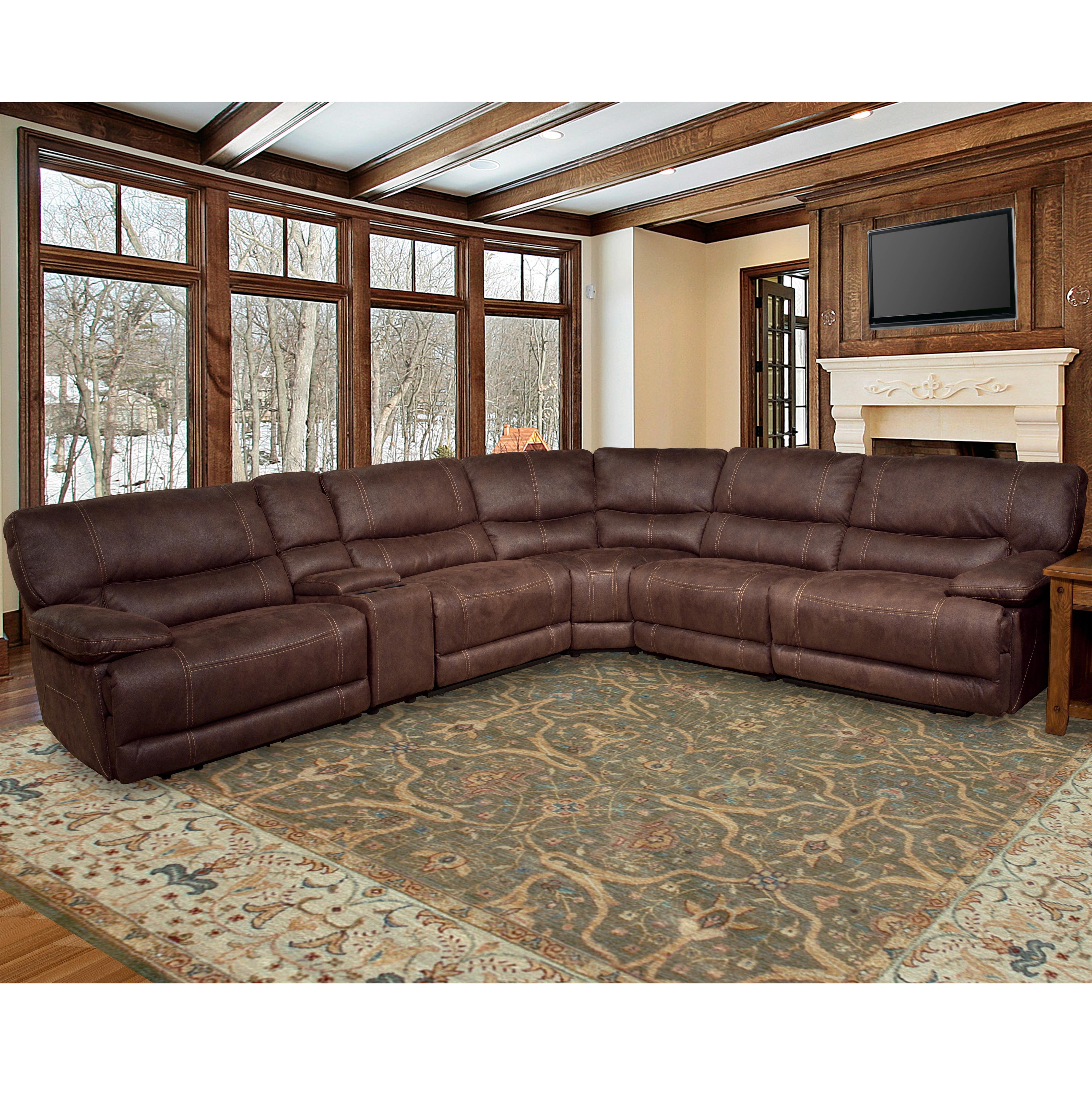 Parker Living Pegasus 5 Seater Power Reclining Sectional Sofa With