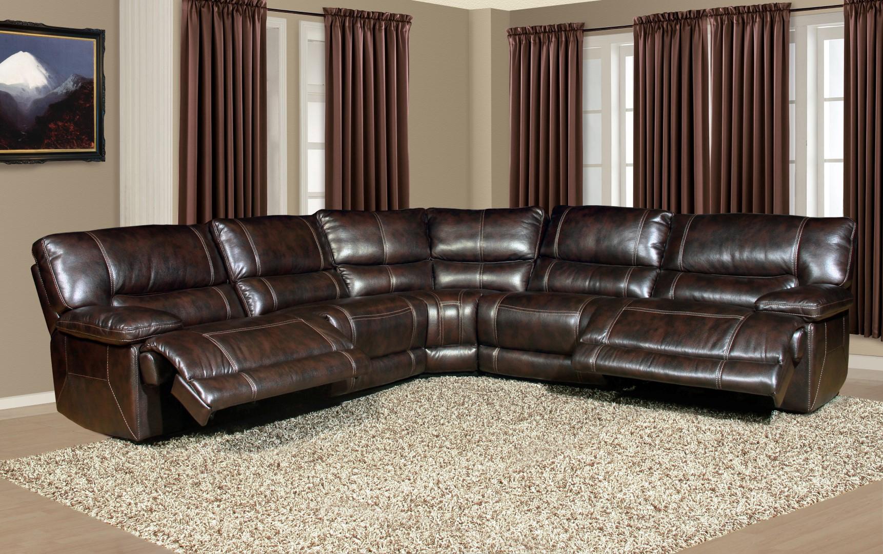 Parker Living Pegasus 5 Seater Power Reclining Sectional Sofa With