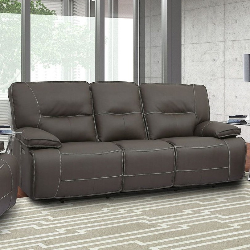 Parker Living Spartacus Power Dual Reclining Sofa With Power Headrests And Usb Ports Wayside Furniture Reclining Sofas
