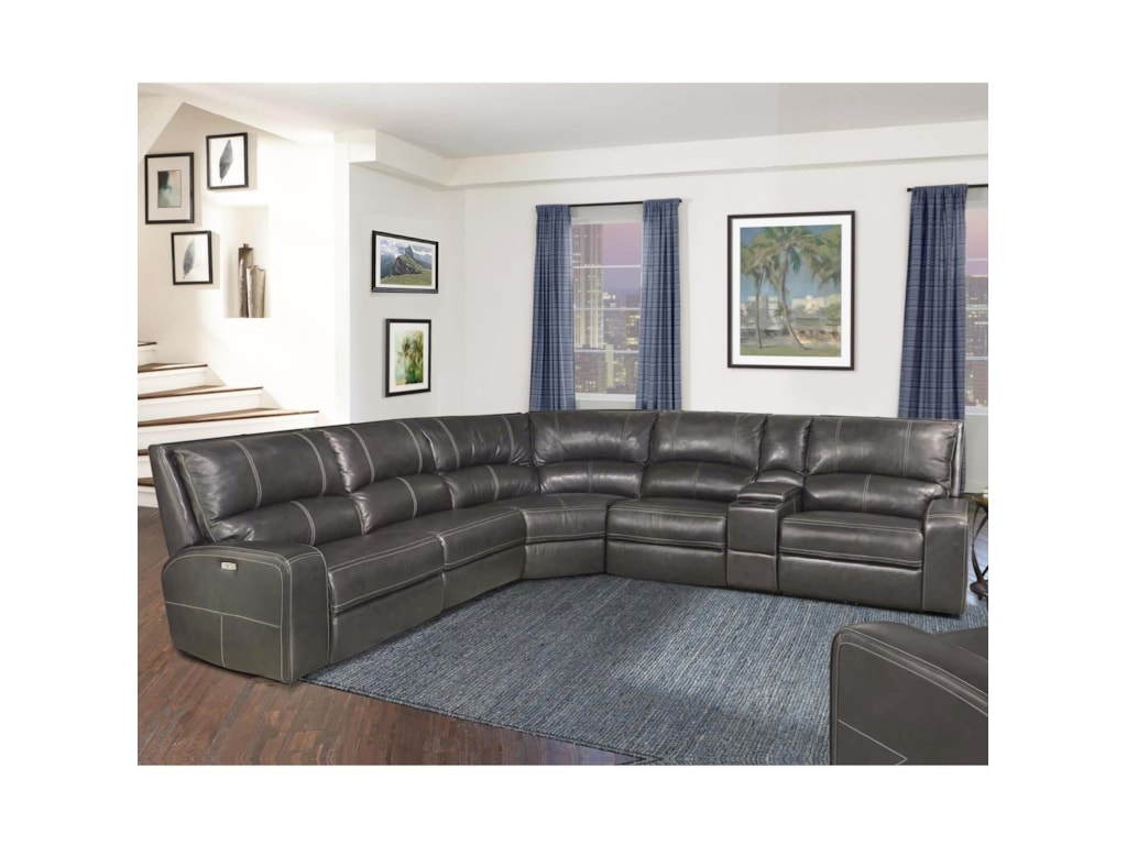 Parker Living Swift Casual Reclining Sectional Sofa With Parker Living Swift Reclining Sectional Sofa