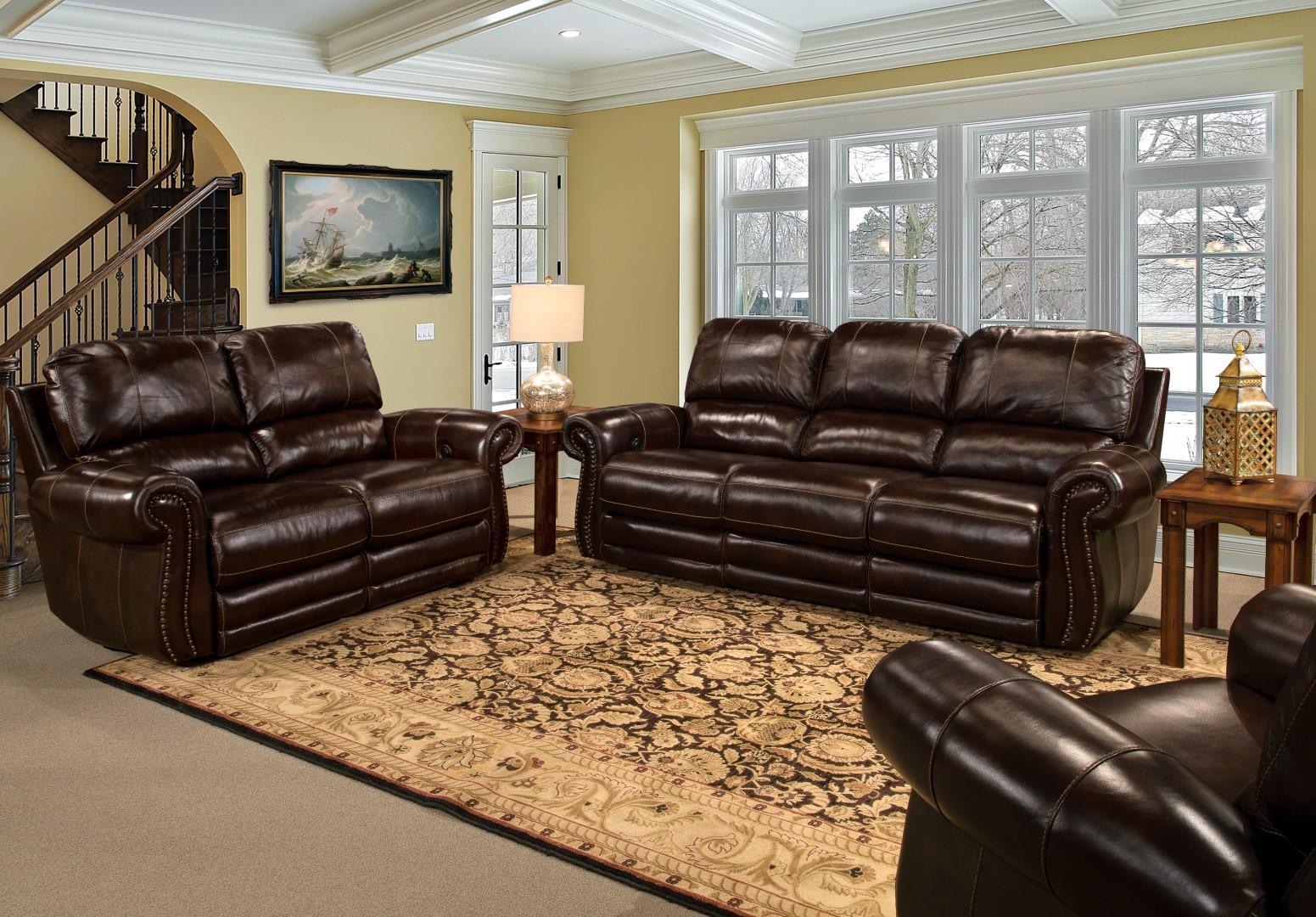 Parker Living Thurston Traditional Power Recliner With Nail Head
