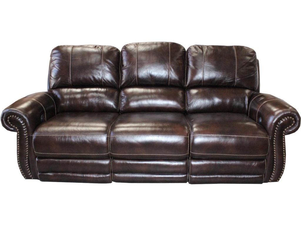 Parker Living Thurston Traditional Power Reclining Sofa With Nail Head Trim Wayside Furniture Reclining Sofas