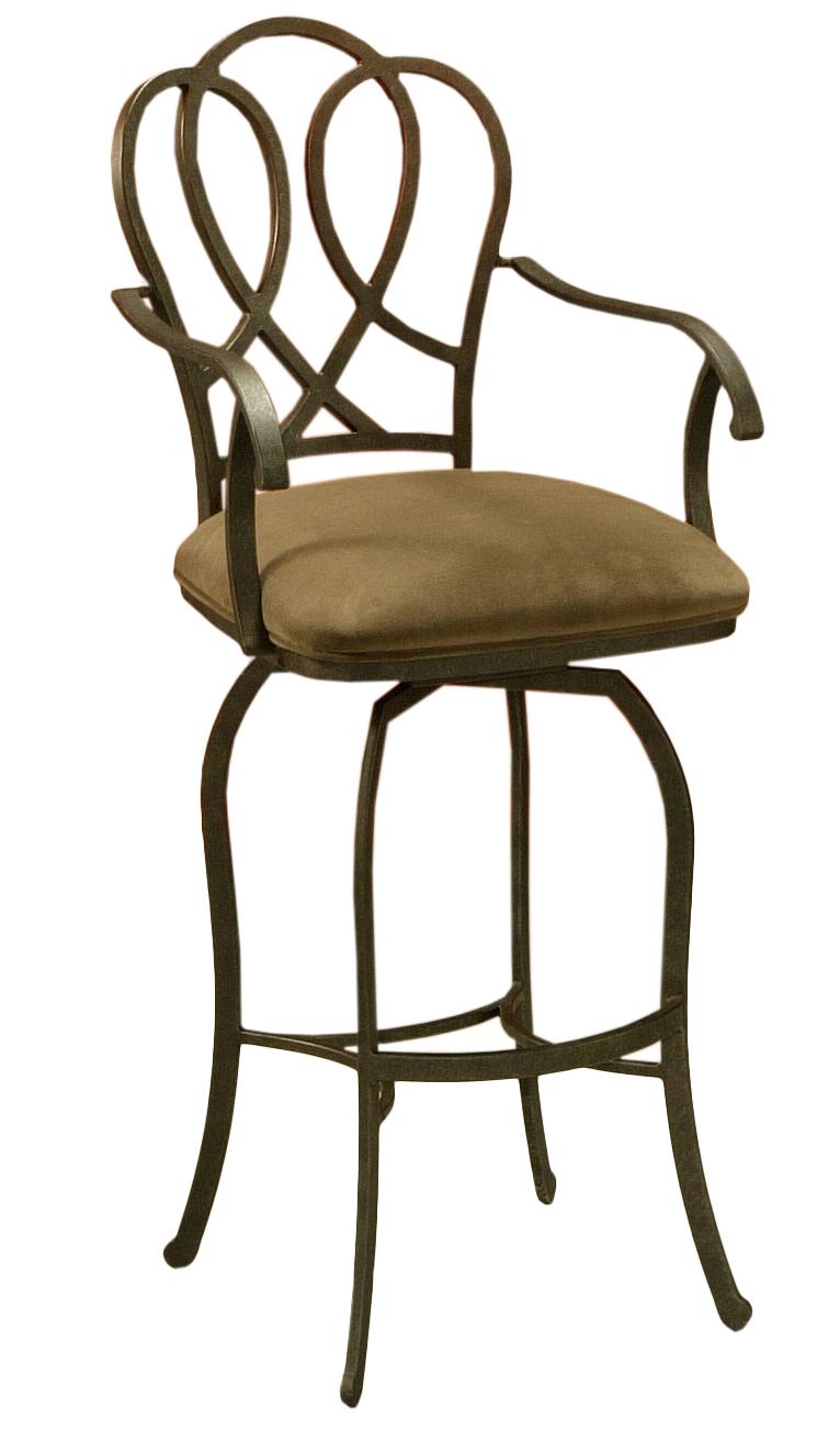 Pastel Minson Bar Stools Collection 26 Oxford Counter Height Swivel Stool With Bella Mocha Upholstered Seat Find Your Furniture Bar Stool