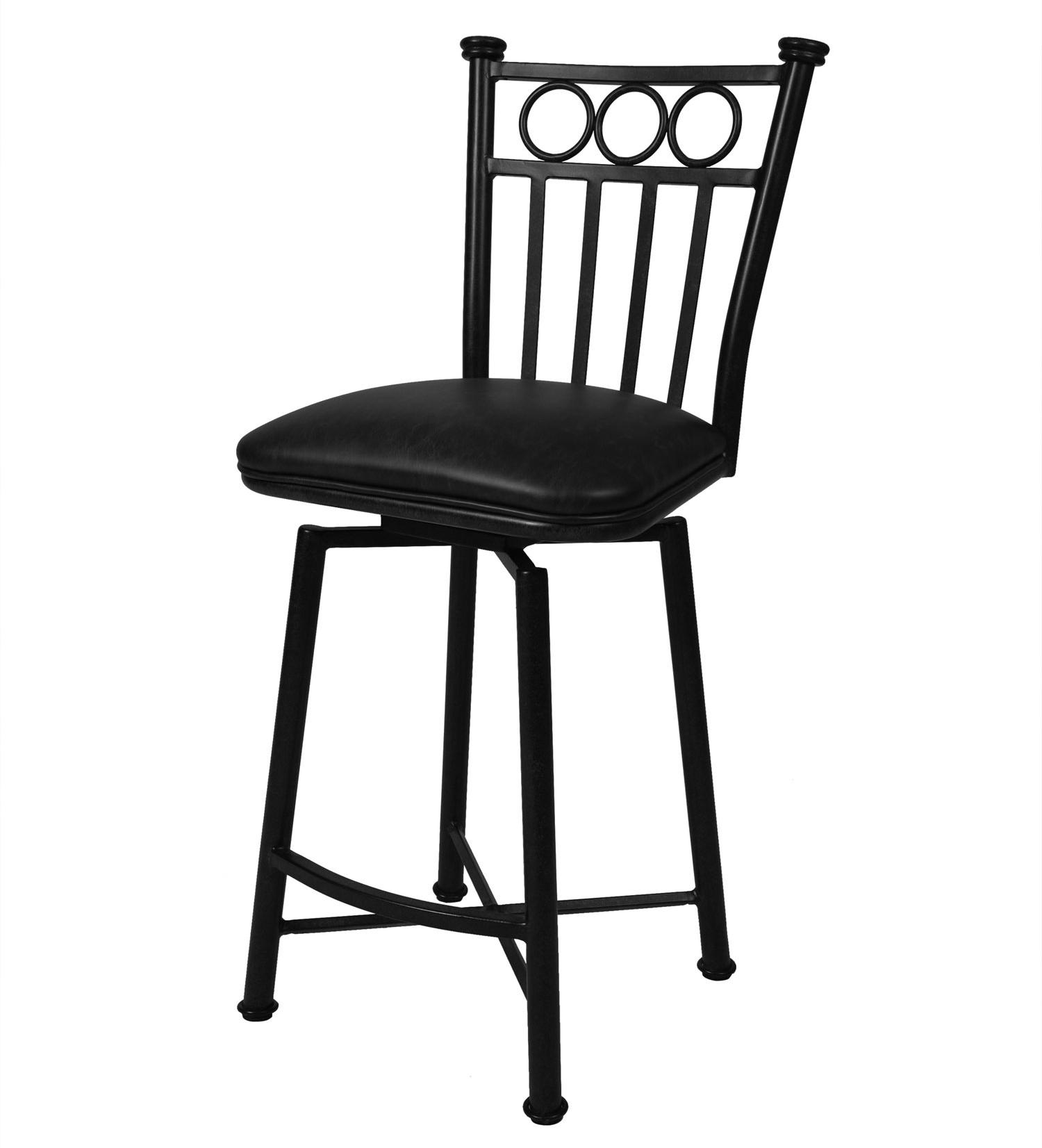 Pastel Minson Iron Barstools Bostonian 30 Swivel Barstool In