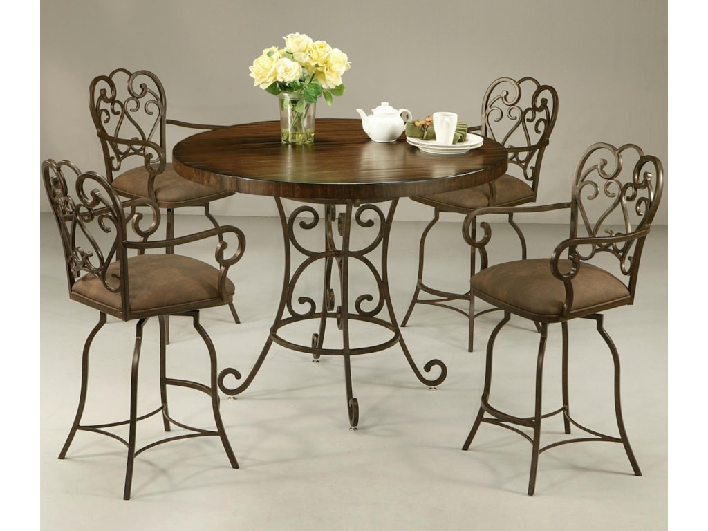 Pastel Minson Magnolia5 Piece Table & Chair Set