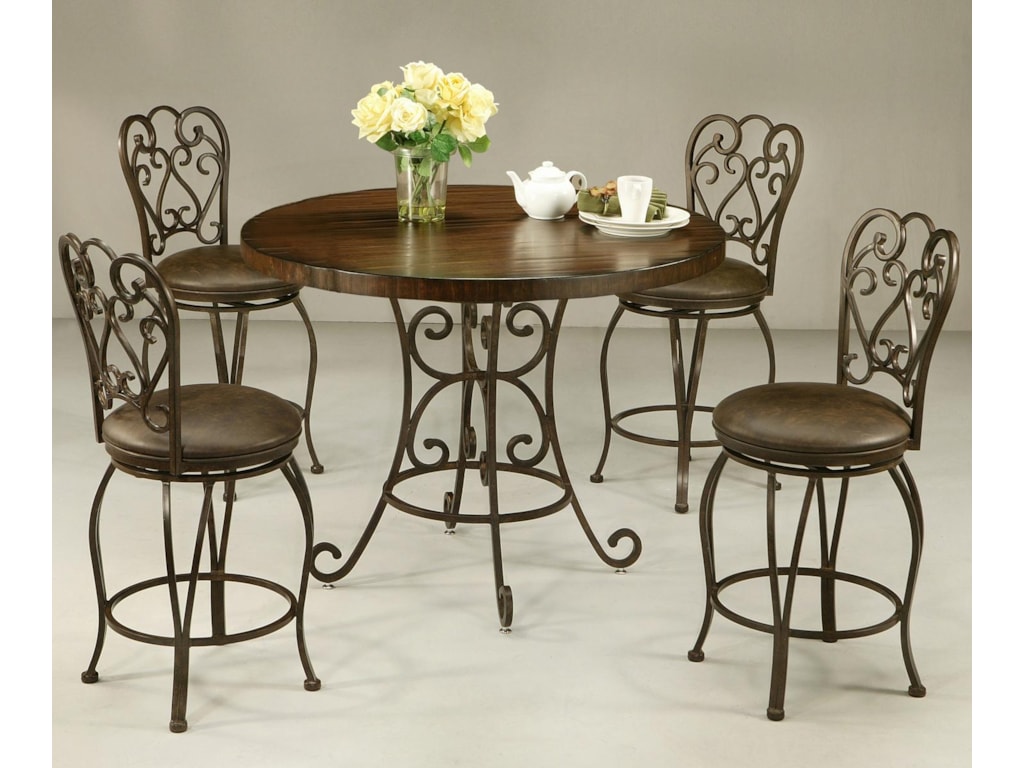 Pastel Minson Magnolia5 Piece Table & Chair Set